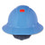 Securefit H-series Hard Hats, H-800 Hat With Uv Indicator, 4-point Pressure Diffusion Ratchet Suspension, Blue