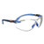 Solus 1000 Series Safety Glasses, Blue Plastic Frame, Clear Polycarbonate Lens