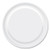 Paper Dinnerware, Plate, 9" Diameter, White, 1,000/carton