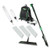 Excella Floor Finishing Kit, 20" Head, 48" To 65" Black/green Plastic Handle