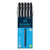 One Business Rollerball Pen, Stick, Fine 0.6 Mm, Black Ink, Dark Blue/black Barrel, 10/box