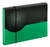 PFX67440GRN 7 pocket poly expanding file – Letter, green
