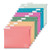U Eco Hanging File Folders, Letter Size, 1/5-cut Tabs, Assorted, 12/pack