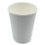 Paper Hot Cups, Double-walled, 12 Oz, White, 500/carton