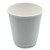 Paper Hot Cups, Double-walled, 10 Oz, White, 500/carton