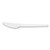 White Cpla Cutlery, Knife, 1,000/carton