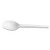 White Cpla Cutlery, Spoon, 1,000/carton