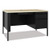 Teachers Pedestal Desks, One Right-hand Pedestal: Box/file Drawers, 48" X 30" X 29.5", Maple/black