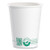 Compostable Paper Hot Cups, Proplanet Seal, 10 Oz, White/green, 1,000/carton