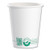 Compostable Paper Hot Cups, Proplanet Seal, 10 Oz, White/green, 50/pack