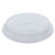 Plastic Dome Lid, 8.25" Diameter X 0.88"h, Clear, 500/carton