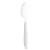 Impress Heavyweight Full-length Polystyrene Cutlery, Teaspoon, White, 100/box, 10 Boxes/carton