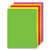 Premium Coated Poster Board, 11 X 14, Assorted Neon Colors, 5/pack