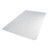 Ecotex Marlon Bioplus Rectangular Polycarbonate Chair Mat For Low/medium Pile Carpets, Rectangular, 45" W  X 53" L, Clear