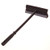 Auto Squeegee, 8" Rubber Blade, 8" Mesh Scrubber, 21" Plastic Handle With Grip, Black, 20/carton