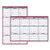 Vertical/horizontal Wall Calendar, 24 X 36, White/blue/red Sheets, 12-month (jan To Dec): 2025