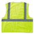 Glowear 8205hl Type R Class 2 Super Econo Mesh Safety Vest, Large To X-large, Lime