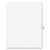 Preprinted Legal Exhibit Side Tab Index Dividers, Avery Style, 10-tab, 14, 11 X 8.5, White, 25/pack