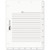 Medical Chart Index Divider Sheets, Untabbed, 11 X 8.5, White, 400/box