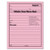 TOP3002P Message Pad, Pink, 50 SH/PD, 12 PD/PK
