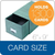 GLW69CGRE Index Card Storage Cases, 6" x 9" Card Size, Green