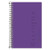 TOP99712 TOPS™ Poly Notebook, 5-1/2" x 8-1/2", Narrow Rule, Orchid Cover, 100 Sheets