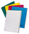 TOP25416 Oxford Single Wire Notebook, 11" x 8 7/8", 1 Subject, Left Hand Open, Assorted Kraft Covers, College Ruled, 80 Sheets, White