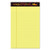 TOP63900 TOPS™ Docket Gold™ Writing Pads, 5" x 8", Jr. Legal Rule, Canary Paper, 50 Sheets, 12 Pack