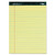 TOP63406 Docket™ Writing Tablet, 8-1/2" x 11-3/4", Perforated, Canary, Legal/Wide Rule, 50 SH/PD, 6 PD/PK