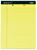 TOP63420 Docket™ Writing Tablet, 8-1/2" x 11-3/4", Perforated, 2HP Top, Canary, Legal/Wide Rule, 50 SH/PD, 12 PD/PK