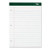 TOP63379 Double Docket™ Writing Tablet with Extra Strong Back, 8-1/2" x 11-3/4", Perforated, 3HP, White, Legal/Wide Rule, 100 SH/PD