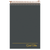 TOP20808R Ampad® Gold Fibre® Steno Book, 6" x 9", Gregg Rule, Gray Cover, 100 Sheets