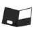 OXF57506EE Oxford® Twin Pocket Folder, Letter Size, Black