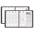 800 Range Weekly/monthly Appointment Book, 11 X 8.25, Black Cover, 12-month (jan To Dec): 2025