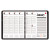 800 Range Weekly/monthly Appointment Book, 11 X 8.25, Black Cover, 12-month (jan To Dec): 2025