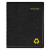 Recycled Weekly Vertical-column Format Appointment Book, 8.75 X 7, Black Cover, 12-month (jan To Dec): 2024