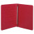 Pressboard Report Cover With Tyvek Reinforced Hinge, Two-piece Prong Fastener, 3" Capacity, 8.5 X 11, Executive Red