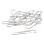 Paper Clips, #1, Smooth, Silver, 100 Clips/box, 10 Boxes/pack - ACC72380