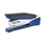 Inpower Spring-powered Desktop Stapler With Antimicrobial Protection, 28-sheet Capacity, Blue/silver