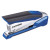 Inpower Spring-powered Desktop Stapler With Antimicrobial Protection, 28-sheet Capacity, Blue/silver