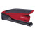 Inpower One-finger 3-in-1 Desktop Stapler With Antimicrobial Protection, 20-sheet Capacity, Red/black