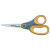 Non-stick Titanium Bonded Scissors, 8" Long, 3.25" Cut Length, Gray/yellow Straight Handle