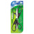 Kleenearth Scissors, 8" Long, 3.25" Cut Length, Straight Black Handle, 2/pack