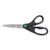 Kleenearth Scissors, 8" Long, 3.25" Cut Length, Straight Black Handle, 2/pack