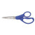 Preferred Line Stainless Steel Scissors, 7" Long, 3.25" Cut Length, Blue Offset Handle
