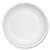 White Paper Plates, 6" Dia, 100/pack, 10 Packs/carton