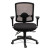 Alera Etros Series Mesh Mid-back Petite Multifunction Chair, Supports Up To 275 Lb, 17.16" To 20.86" Seat Height, Black
