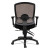 Alera Etros Series Mesh Mid-back Petite Multifunction Chair, Supports Up To 275 Lb, 17.16" To 20.86" Seat Height, Black