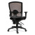 Alera Etros Series Mesh Mid-back Petite Multifunction Chair, Supports Up To 275 Lb, 17.16" To 20.86" Seat Height, Black