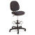 Alera Interval Series Swivel Task Stool, Supports Up To 275 Lb, 23.93" To 34.53" Seat Height, Black Fabric